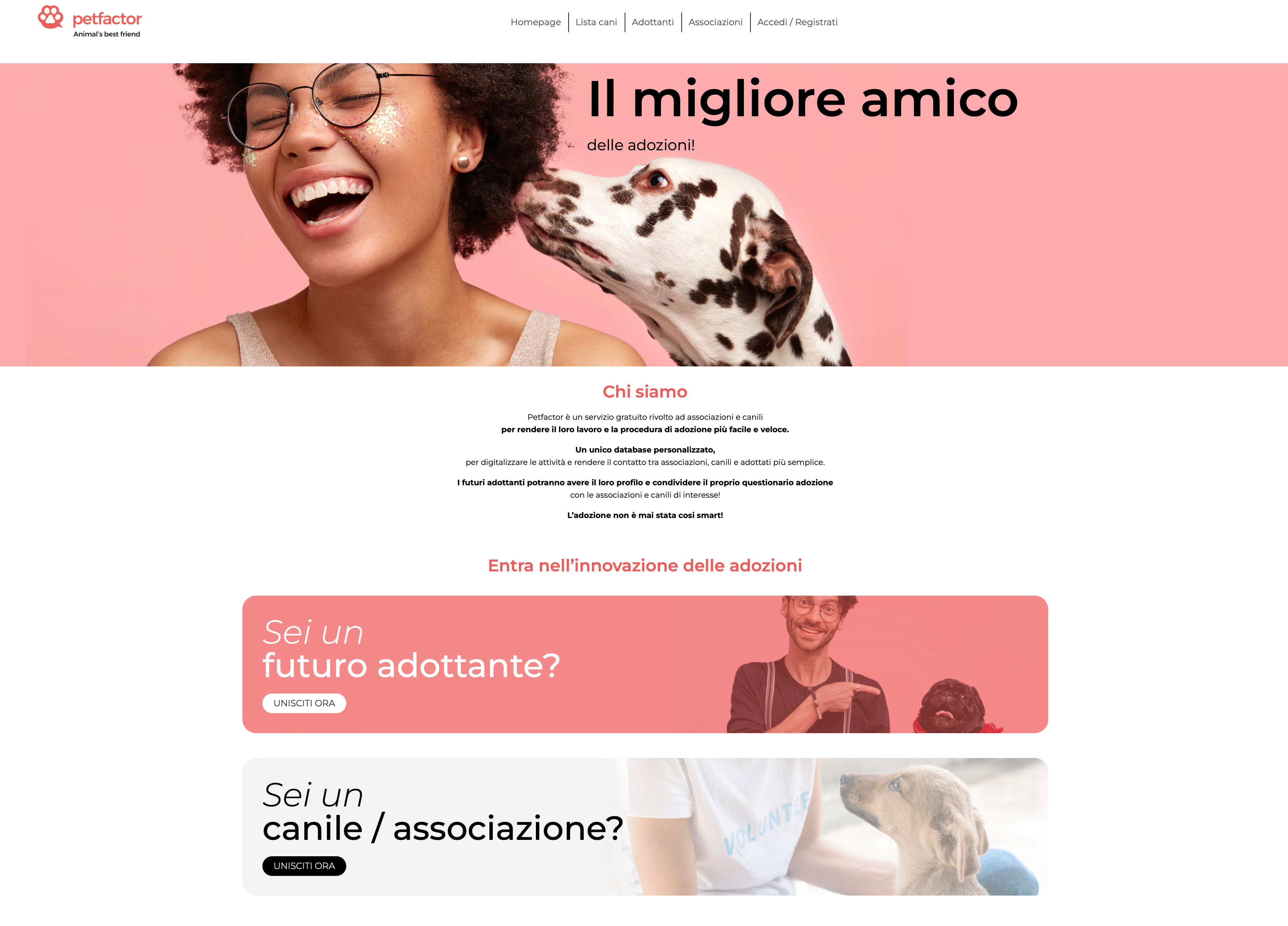 Nasce Petfactor: la piattaforma che digitalizza le adozioni e le rende più sicure