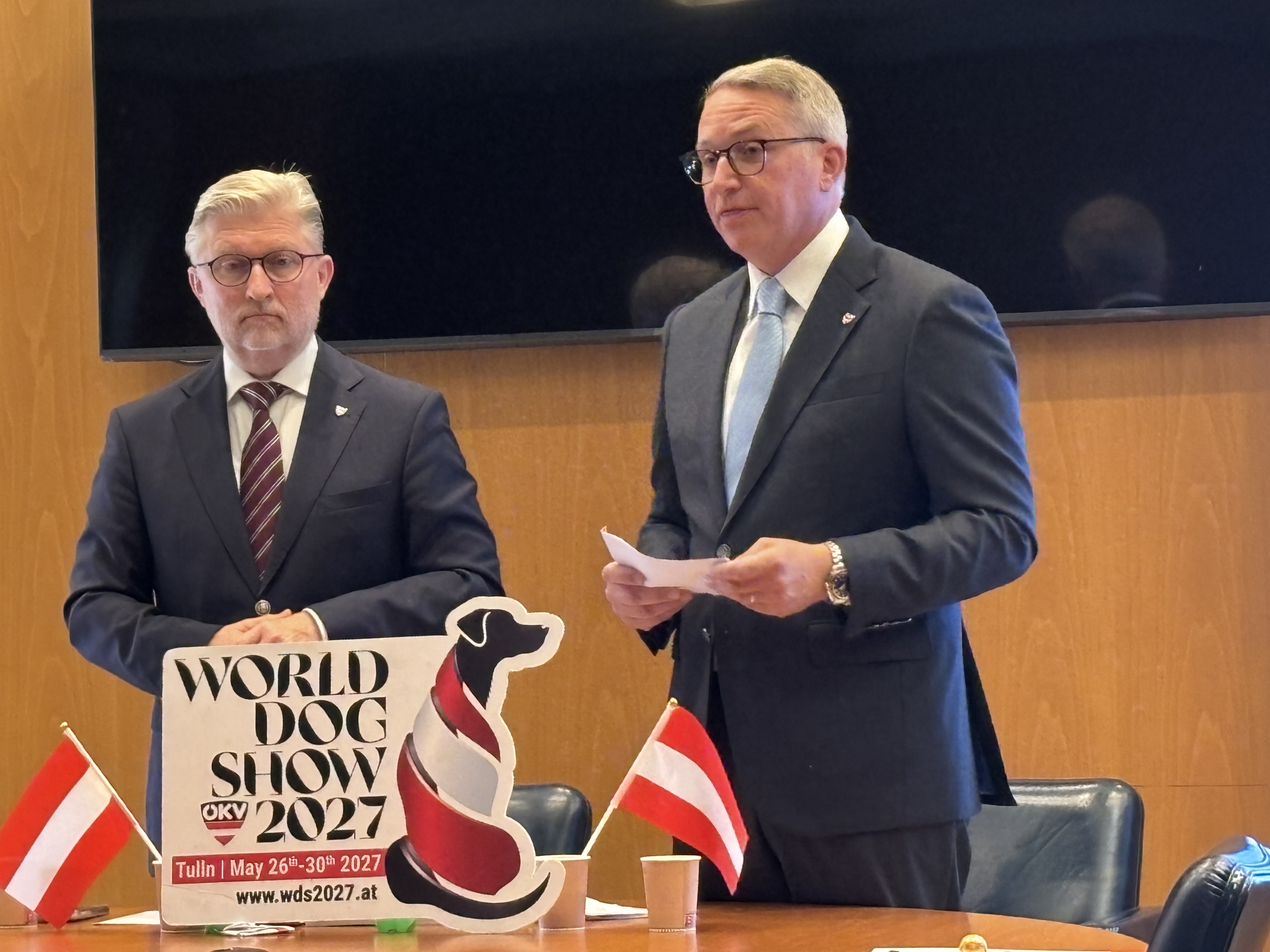WORLD DOG SHOW 2026: IL testimony passa all'Austria!